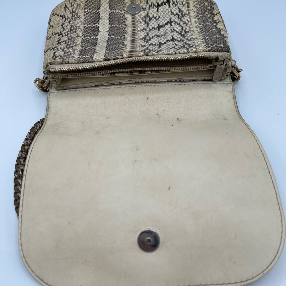 Authentic Jimmy Choo Python Embossed Leather Cros… - image 6